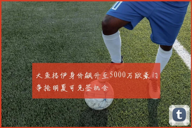 大鱼格伊身价飙升至5000万欧豪门争抢明夏可免签机会